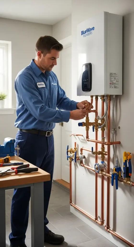bluewave plumbers water heater repairing